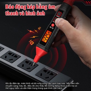 (Bảo hàng 1 năm) HABOTEST🔥 HT92 12~300V Bút kiểm tra điện áp Đa Năng Tiện Dụng Chất Lượng Cao LCD