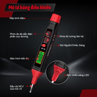 (Bảo hàng 1 năm) HABOTEST🔥 HT92 12~300V Bút kiểm tra điện áp Đa Năng Tiện Dụng Chất Lượng Cao LCD