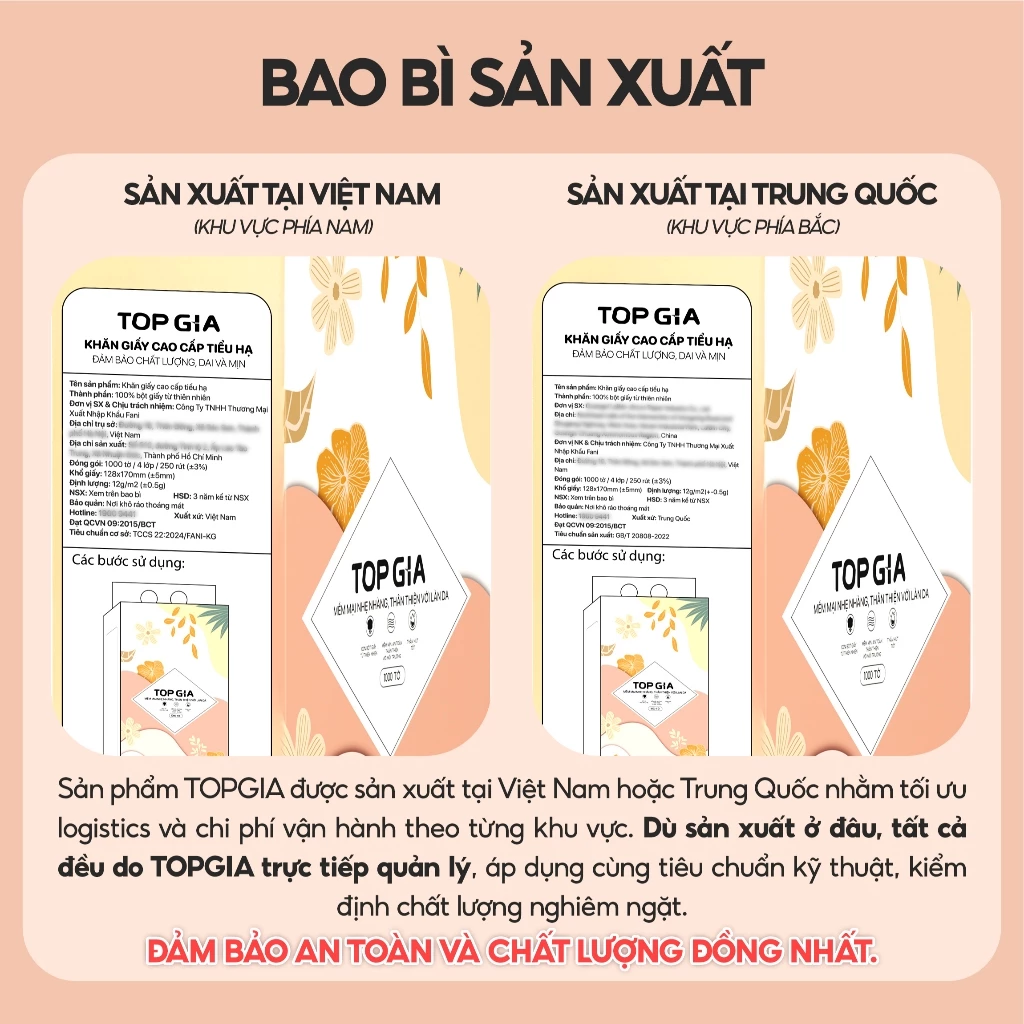 Khăn giấy cao cấp treo tường TopGia Tiểu hạ 10 bịch, Giấy vệ sinh treo tường 4 lớp an toàn 6/12 bịch