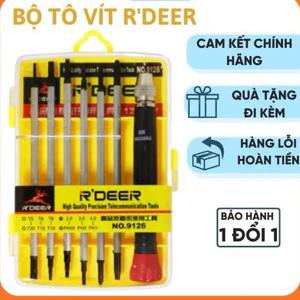 Bộ tô vít đa năng RDEER, bộ tháo ốc rdeer, bộ tua vít 12 đầu,hộp tuốc nơ vít đa năng,bộ tô vít sửa chữa thép