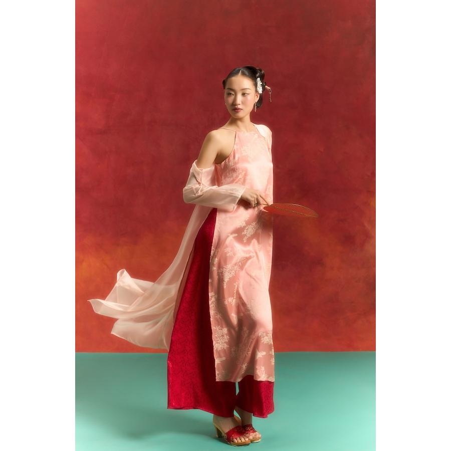 Áo Dài Yếm Tường Lai (CHƯA KÈM KHOÁC NGOÀI & QUẦN)