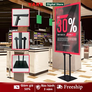 Standee Chữ H, Standee Treo Poster, Kệ Memu Đứng, Bảng Chỉ Dẫn Điều Chỉnh Kích Thước 1 Mặt