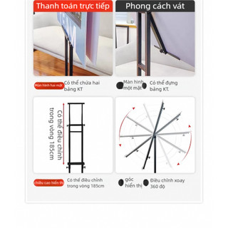 Standee Chữ H, Standee Treo Poster, Kệ Memu Đứng, Bảng Chỉ Dẫn Điều Chỉnh Kích Thước 1 Mặt