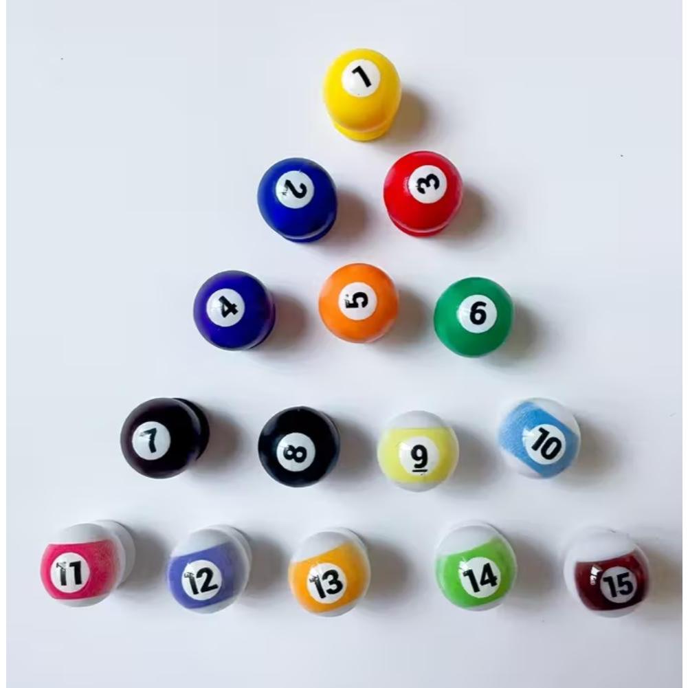 Set 15 charm Bi-a gắn dép cross, Nút gắn sticker billard phụ kiện trang trí bida CROSS TREND
