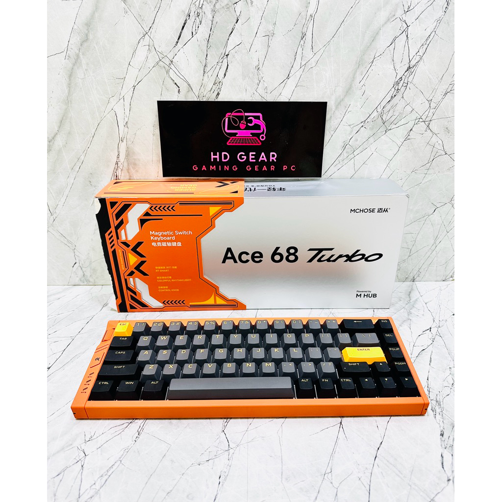 Bàn phím Gaming Rapid trigger Mchose ACE68 Turbo 16K- Nhôm CNC- Độ ...