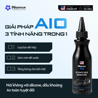 Kem Xóa Xước Xe Ô Tô Xe Máy NOMA 955 – Đánh Bóng Sơn, Làm Mờ Vết Trầy Xước Nhẹ An Toàn 120ml
