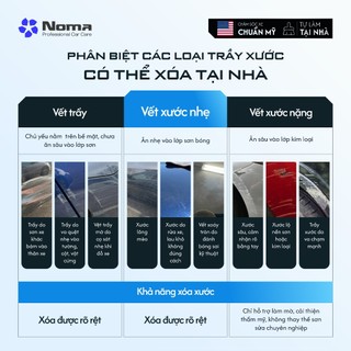 Kem Xóa Xước Xe Ô Tô Xe Máy NOMA 955 – Đánh Bóng Sơn, Làm Mờ Vết Trầy Xước Nhẹ An Toàn 120ml