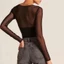 Bộ bodysuit ren mix lưới Abercrombie Fitch xuất xịn bigisze