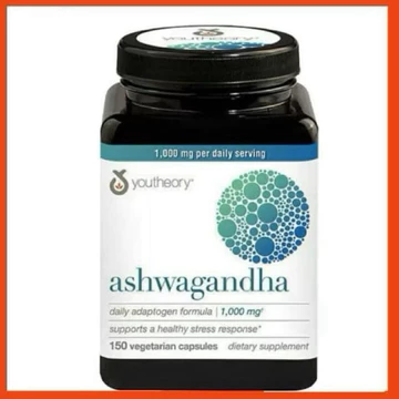 [Date 2027] Viên uống nhân sâm Ấn Độ Ashwagandh youtheory, giảm stress, bồi bổ sức khỏe _180 viên