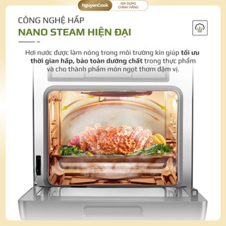 Nồi Chiên Hấp Đa Năng OLIVO SF16 PRO 16L – 70 Chế Độ, Lòng Inox 304, Dễ Dàng Vệ Sinh NGUYENCOOK