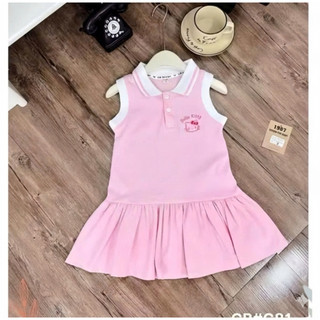 Đầm Polo Cổ Bẻ Xòe Xinh Xắn - Item "Quốc Dân" Cho Bé Gái từ 13-43kg