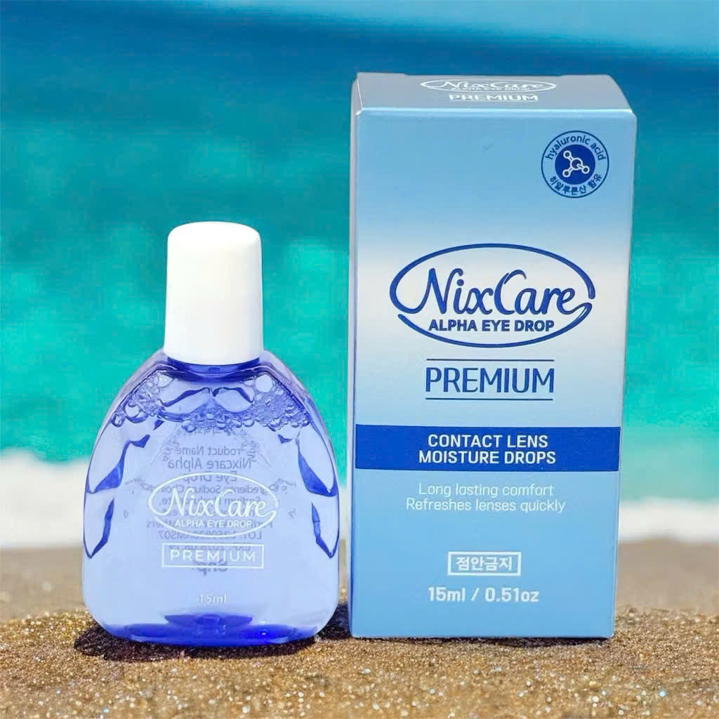 Nhỏ mắt Nixcare alpha premium Solution 15ml Giữ ẩm và chăm sóc tốt hơn Cho mắt Muneyes