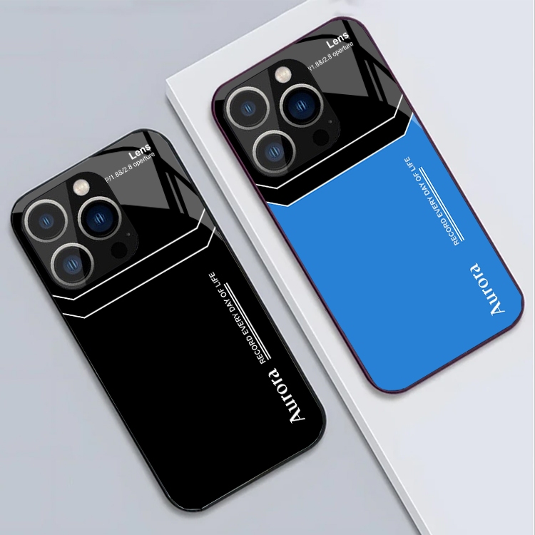 Ốp Lưng IPHONE 14, 14 PLUS, 14 PRO, 14 PROMAX Mặt Lưng Kính Cường Lực Sáng Bóng
