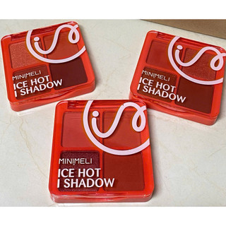 Bảng phấn mắt MINIMELI Ice Hot Long Lasting Matte Trang điểm 4 ô màu 50g