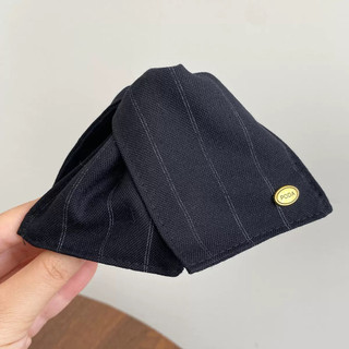 Kẹp tóc càng cua hình tam giác sọc vintage cao cấp kẹp tóc thời trang cá mập phụ kiện tóc