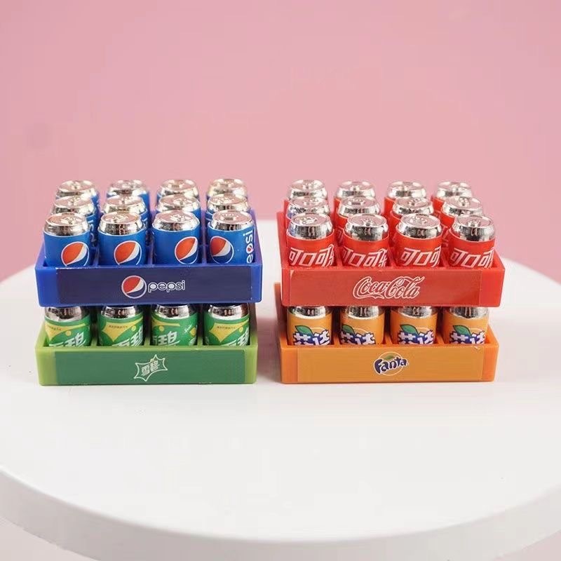 Charm Lon Nước Mini Đồ Chơi Trang Trí Tiệm Tạp Hóa Siêu Thị Nhỏ Charm DIY handmade