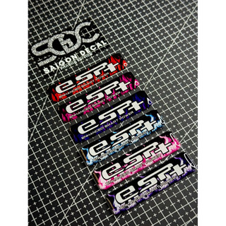 Tem Sticker Nhựa Nổi Phản Quang 3M - Có 6 Mẫu Lửa JDM Way JP 2026 - Dán Lọc Gió ESP+ |SGDC - 1 Cái|