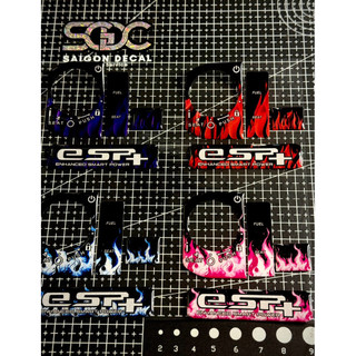 Combo Sticker Nhựa Nổi Phản Quang ♓️ongDa Dán Ổ Khoá SMARTKEY, Logo Vuông, ESP+ - Có 6 Combo |SGDC - 1 Combo|