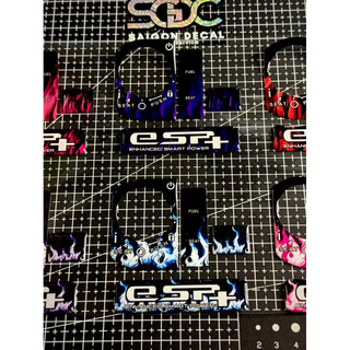 Combo Sticker Nhựa Nổi Phản Quang ♓️ongDa Dán Ổ Khoá SMARTKEY, Logo Vuông, ESP+ - Có 6 Combo |SGDC - 1 Combo|