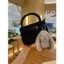 Kèm Móc Thỏ RABBIT Túi Xách Nữ Da Lộn Lót Vải hàng đẹp đeo vai đeo chéo thời trang đi chơi đi tiệc TX99