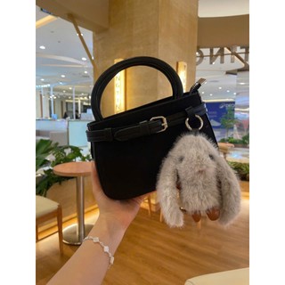 ( Deal Mở Bán ) Kèm Móc Thỏ RABBIT Túi Xách Nữ Da Lộn Lót Vải hàng đẹp đeo vai đeo chéo thời trang đi chơi đi tiệc TX99