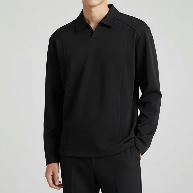Áo Nỉ Sweater Cổ V Form 3KMenswear Clean Basic Thời Trang Hàn Quốc vải Nỉ 2 Da Cao Cấp