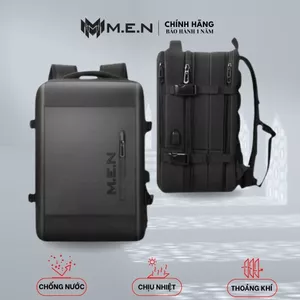 Balo Phượt du lịch đựng laptop17 inch bigsize chống trầy có sạt USB công nghệ mới OLE.S đen FV453