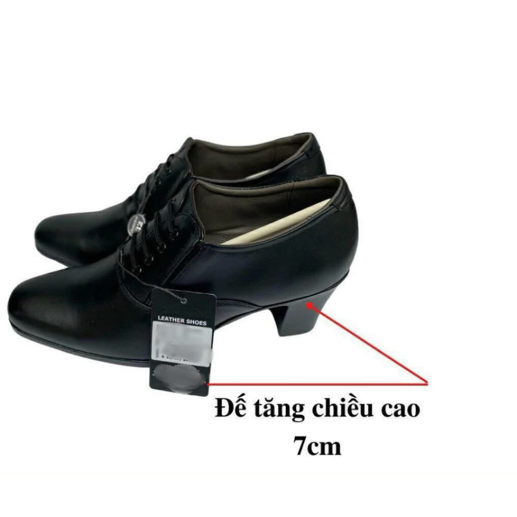 Giày Nữ Đế Cao 7cm Oxford ASECO, Da Bò Nappa Chống Thấm, Đế Cao Su Êm Chắc, Giày Nữ Công Sở Thanh Lịch