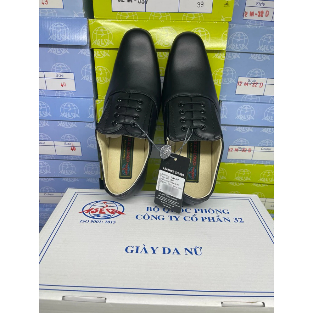 Giày Da Nữ ASECO 607 Chính Hãng, Da Cao Cấp Mềm Mịn, Đế TPR Êm Nhẹ, Giày Nữ Công Sở Thanh Lịch