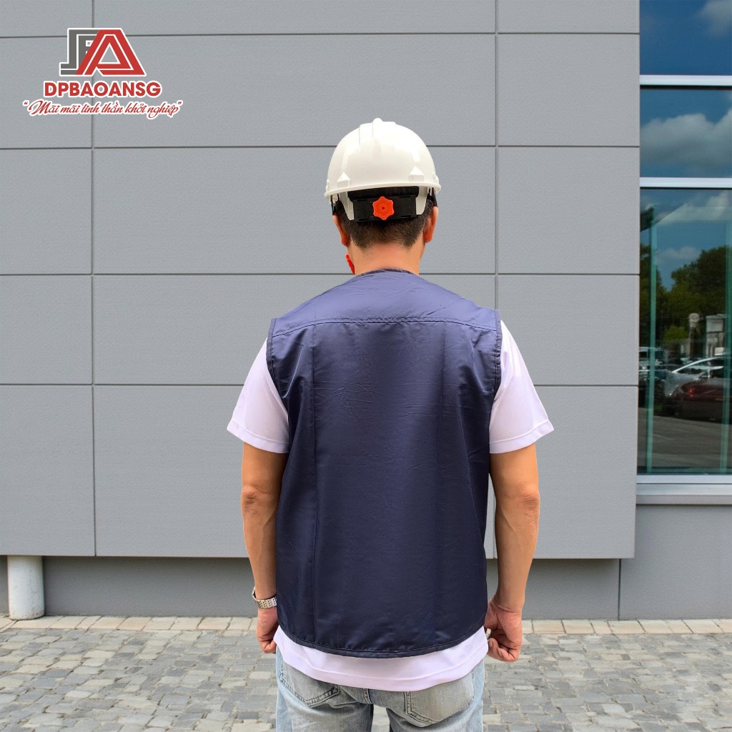 Áo Bảo Hộ Lao Động Ghile Vải Dù Bền Bỉ Cho Công Nhân Vệ Sinh, Công Trình, Nhà Máy