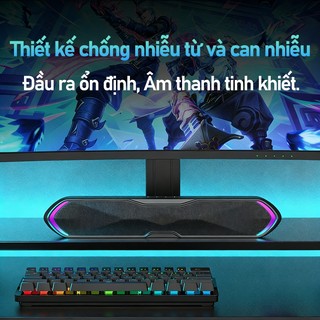 FPS RGB Loa Thanh Soundbar Bluetooth Công Suất 10W Bass Trầm Mạnh Mẽ - Hỗ Trợ USB