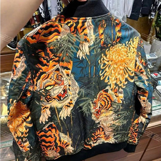Áo Bomber Gió Hổ Hoa Lá – Phong Cách Streetwear Nổi Bật