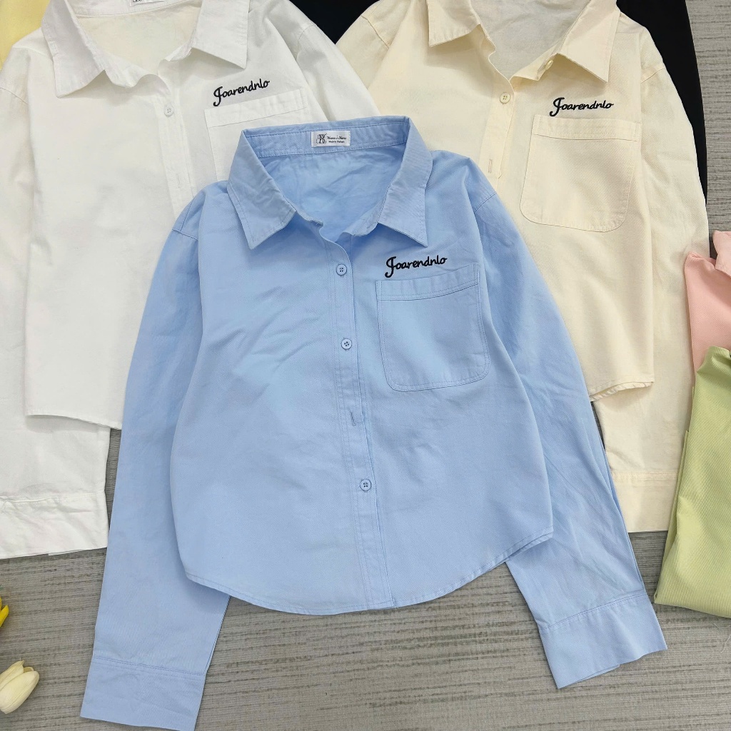 Áo Sơ Mi Nữ Tay Dài {786} Form Vừa Chất Vải Kaki Cotton Mặc Thoải Mái Vừa Vặn,Dễ Phối Đồ Xinh