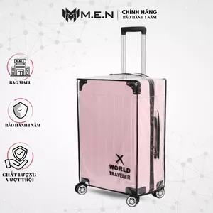 Trùm bọc vali hiện đại bằng nhựa 18-30 inch trong suốt dây kéo khe siêu ngầu [CÓ BẢO HÀNH]