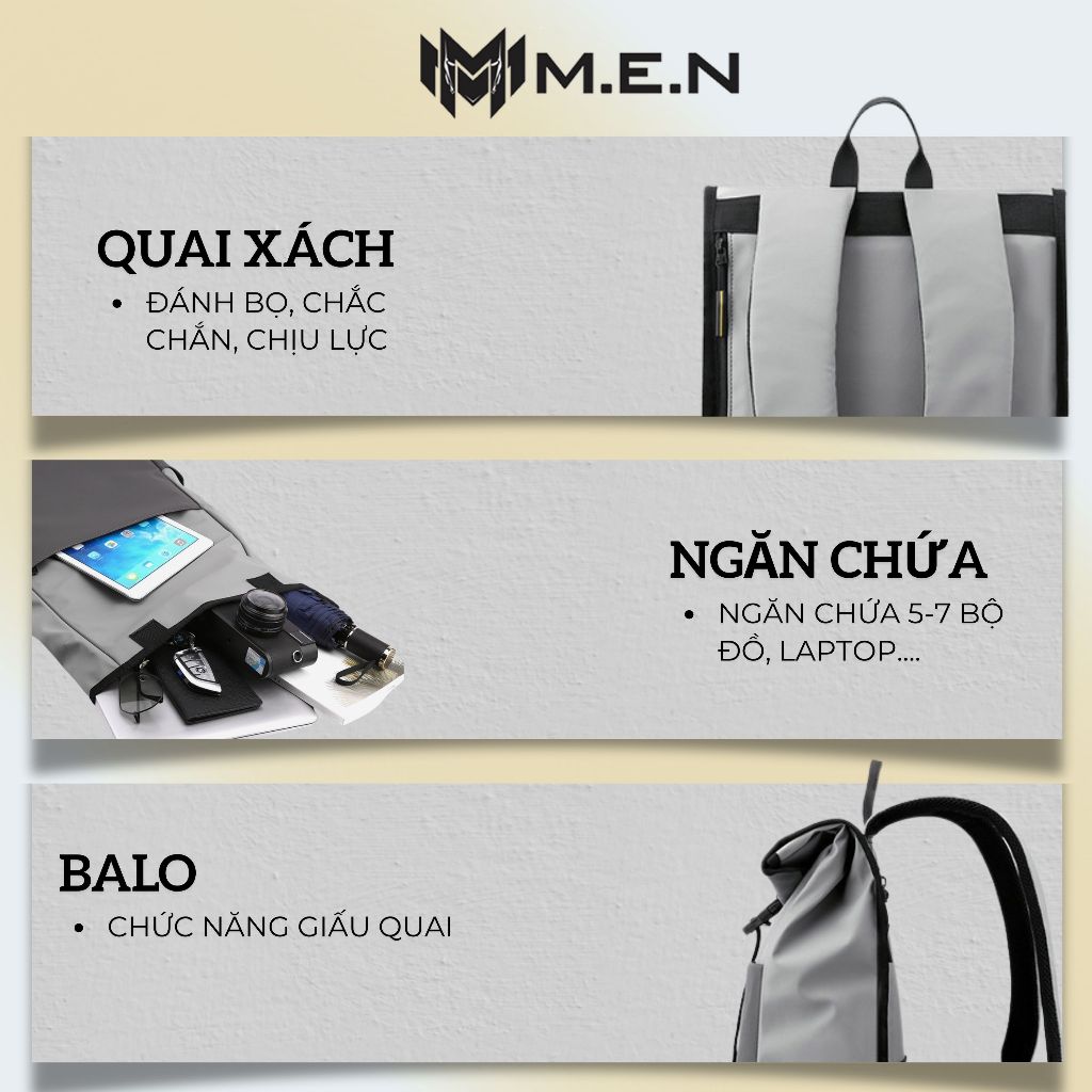 [Hỏa Tốc] Balo học sinh kiểu phối BASIIL 2 màu (Cực cá tính)