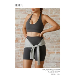 HIZEN | Áo Bra Yếm Tập Gym Yoga Cao Cấp Tôn Dáng | HALTER NECK BRA