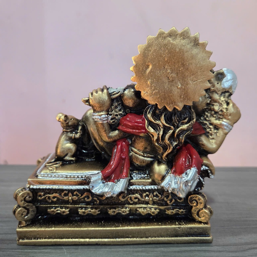 Tượng Decor Để Bàn Làm Việc Hình Thần Voi Ganesha Cao 11cm Tạo Điểm Nhấn Không Gian Học Tập