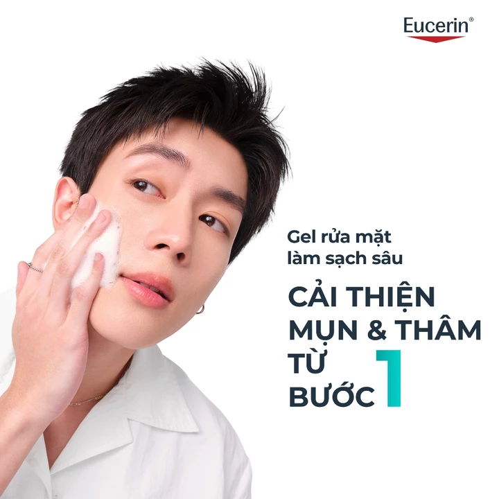 Gel rửa mặt giảm mụn & mờ thâm Eucerin® DermoPure Clinical Correcting Gel To Foam 400ml | Skincare – 3