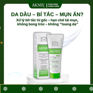 Kem AKNIX Purifying Hỗ Trợ Giảm Bít Tắc – Kiểm Soát Dầu Cho Da Dầu Mụn Ẩn, Mụn Đầu Đen (40g)