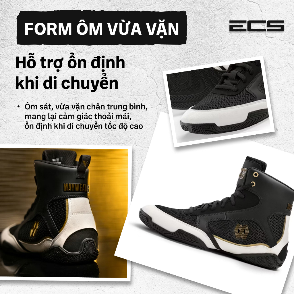 Giày Boxing Maywweather Champ, Giày Boxing Chính Hãng Hayabusa, Tập Luyện, Thi Đấu Võ Thuật