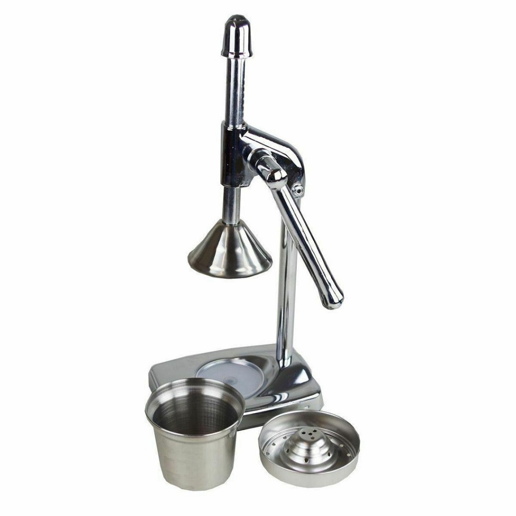 Máy ép nước cam, dụng cụ ép cam quay tay chất liệu inox dày dặn chắc chắn
