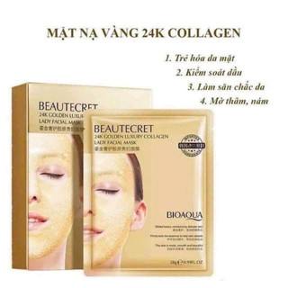 SET 5 MIẾNG NẠ THẠCH BIOAQUA MÀU VÀNG