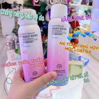 Xịt Chống Nắng và Làm Trắng Da Maycreate