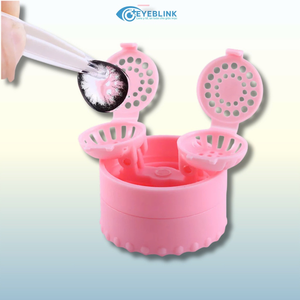 Cốc rửa lens thủ công Hàng đẹp Eyeblink