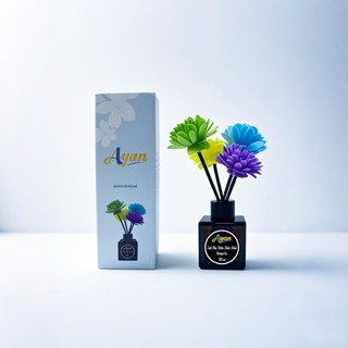 Tinh Dầu Thơm Phòng AYAN 50ml Thiên Nhiên Với Que Khuếch Tán Tự Động, Khử Mùi Hiệu Quả 】