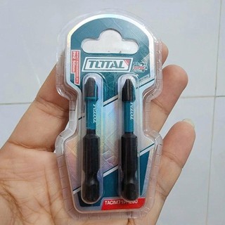 ĐỒ NGHỀ TOTAL Bộ 2 mũi bắt vít PH2x50MM TACIM71PH250 / PZ2x50mm TACIM71PZ250