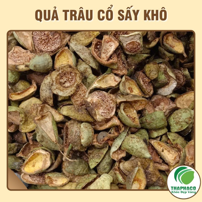 Quả trâu cổ sấy khô túi lớn loại 1kg - Hàng sạch thơm cao cấp - THAPHACO