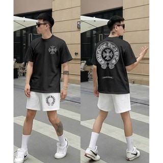 Bộ Thể Thao In Hình TRÒN 2 Mặt Phối Áo Kèm Quần Cá Tính, Chất Liệu Cotton Khô Mềm, Mịn, Co Dãn 4 Chiều Cao Cấp