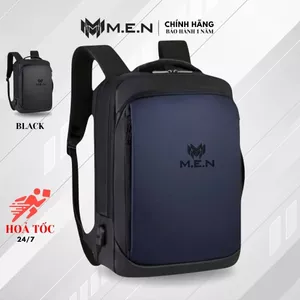Balo chống sốc laptop kháng nước có sạt USB men công nghệ mới Atric-Cascher Lá kéo Cam [ẢNH THẬT]