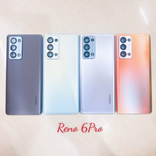 Lưng vỏ oppo Reno 6 pro 5g Snapdragon có viền kính camera ngoài, viền lens, lưng kính vỏ reno 6 pro 5g bản việt nam